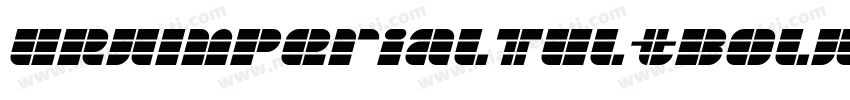 URWImperialTUltBolWid Oblique字体转换
